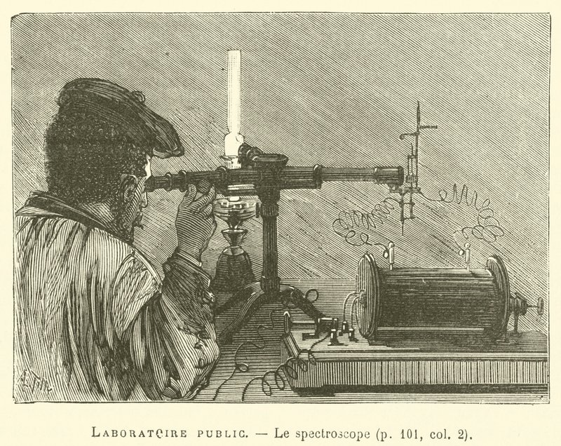 Offentlig laboratorium, Spektroskopet (gravering) av French School