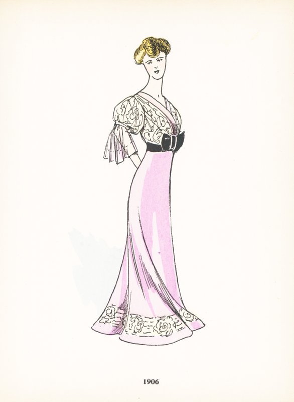 Damemote, 1906 av French School