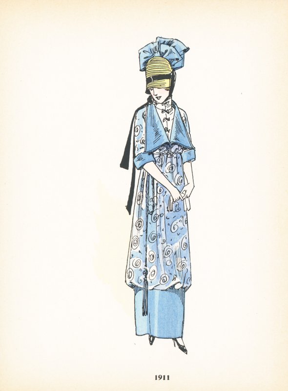 Damemote, 1911 av French School