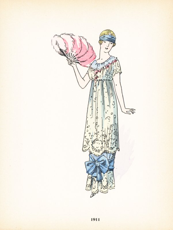 Damemote, 1911 av French School
