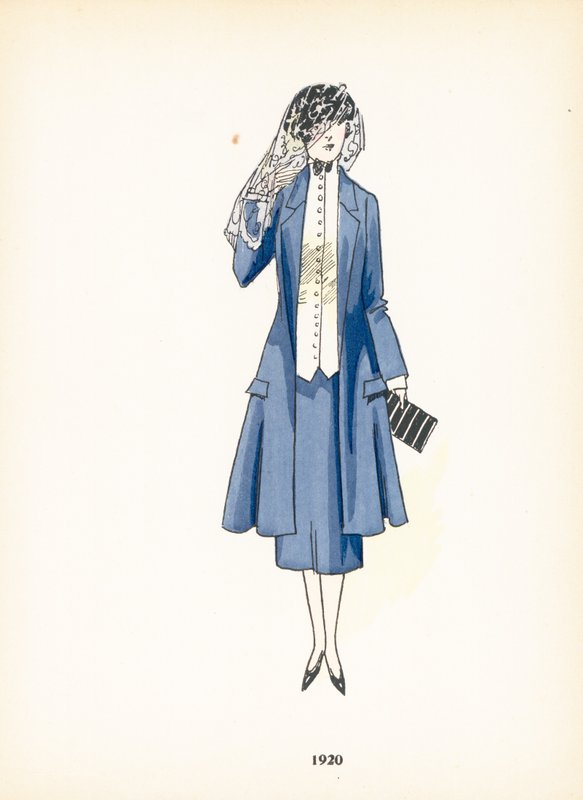 Damemote, 1920 av French School