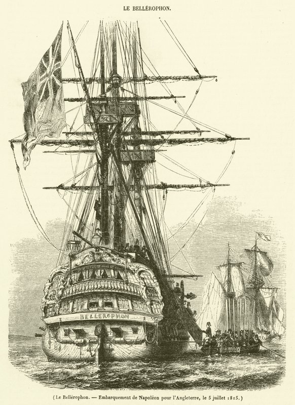 Le Bellerophon (gravering) av French School