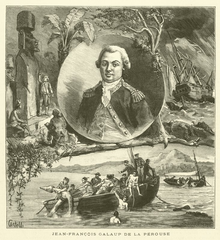 Centenary of La Perouse (gravering) av French School