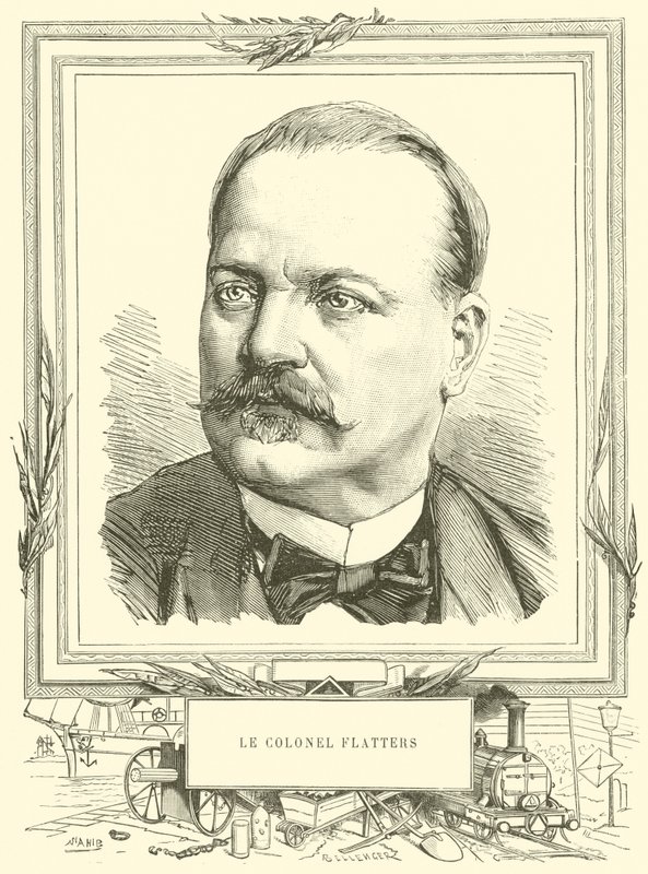 Le Colonel Flatters (gravering) av French School