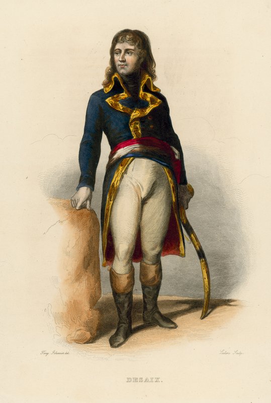 Le General Desaix (farget gravering) av French School