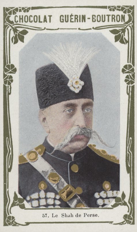 Le Shah de Perse (farget bilde) av French School