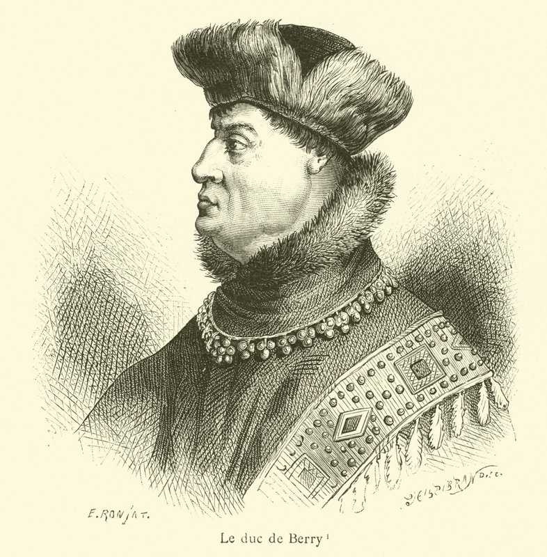Le duc de Berry (gravering) av French School