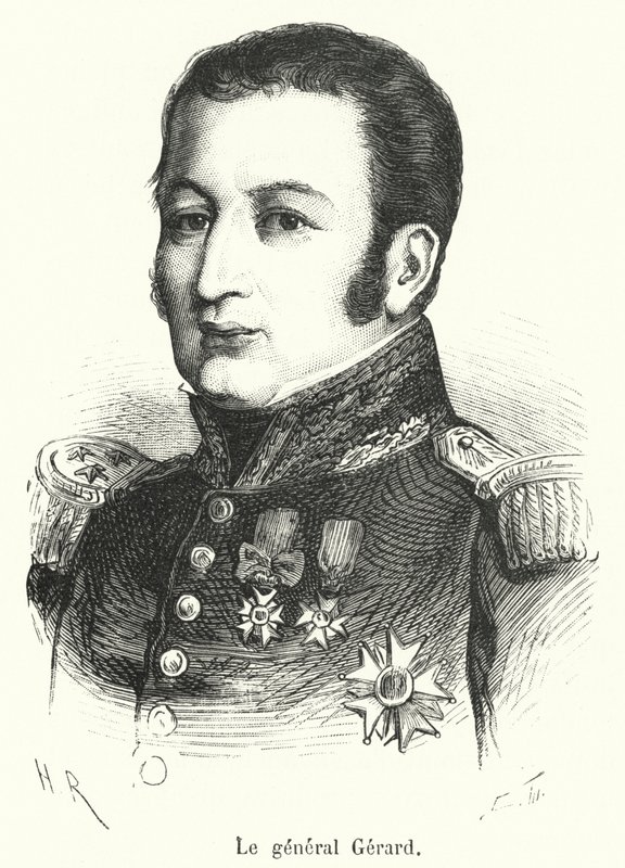 Le general Gerard (gravering) av French School