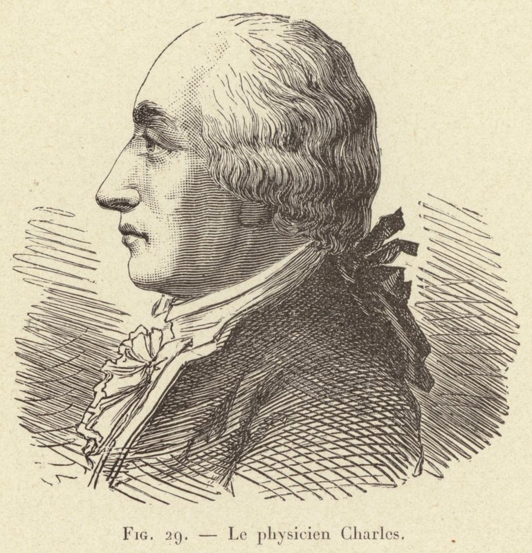 Fysikeren Charles (gravering) av French School