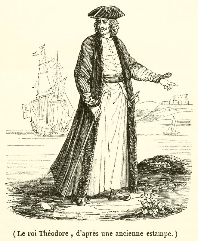 Le roi Theodore (gravering) av French School