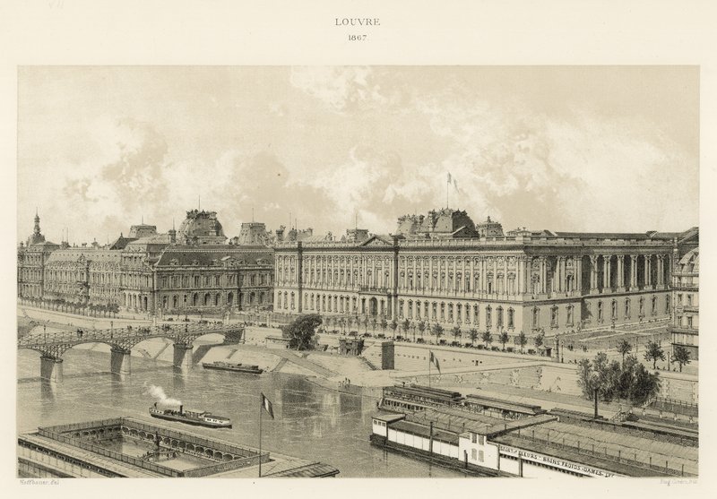 Louvre, 1867 av French School