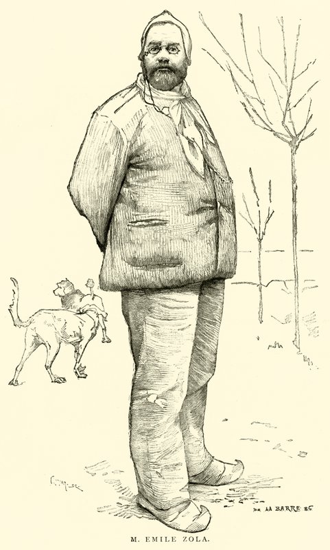 M Emile Zola (gravering) av French School