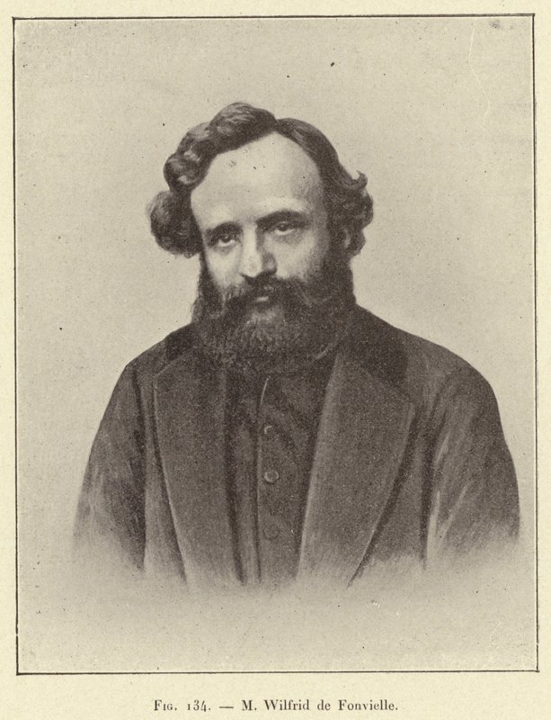 M Wilfrid de Fonvielle (gravering) av French School