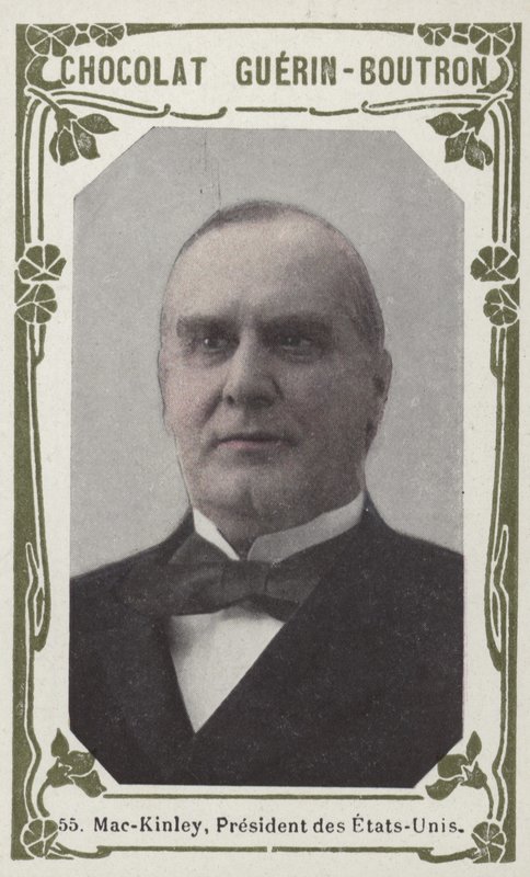 Mckinley, president i USA (farget bilde) av French School