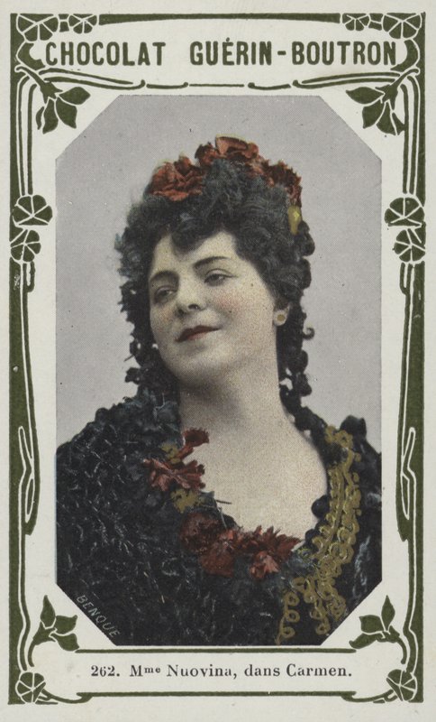 Madame Nuovina, i Carmen (farget bilde) av French School