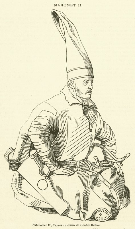Mahomet II (gravering) av French School