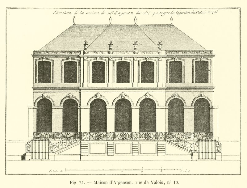 Argenson House, rue de Valois, nr. 10 av French School