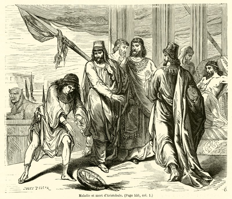 Sykdom og død av Aristobulus (gravering) av French School