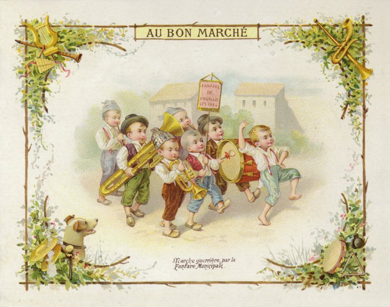 marsjerende barneband av French School