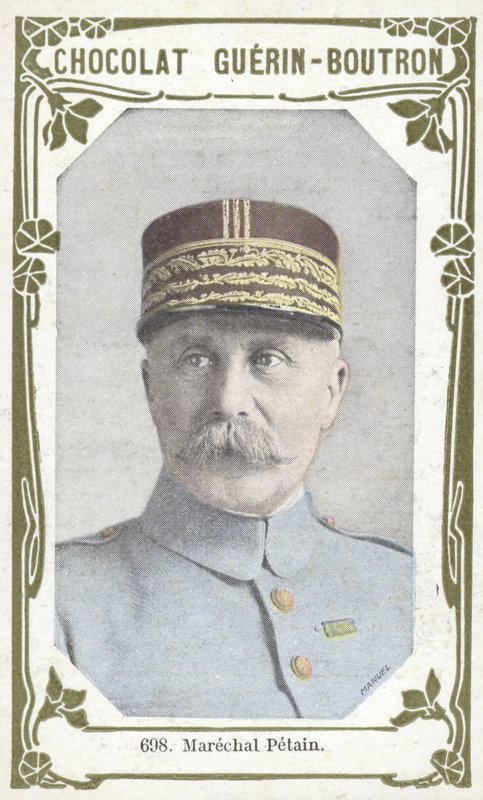Marechal Petain (farget bilde) av French School