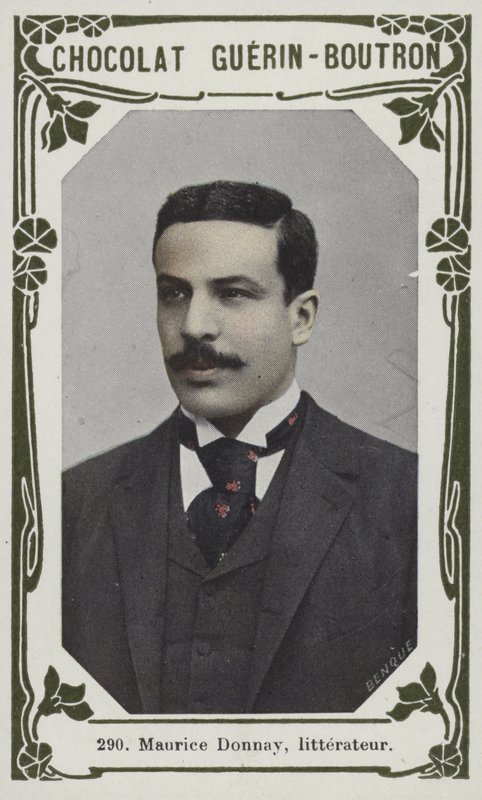 Maurice Donnay, litterateur (farget bilde) av French School
