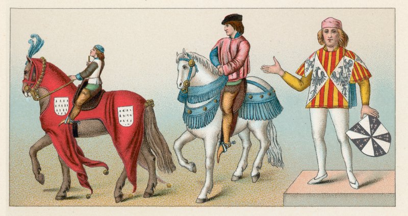 Middelalderdrakt av French School