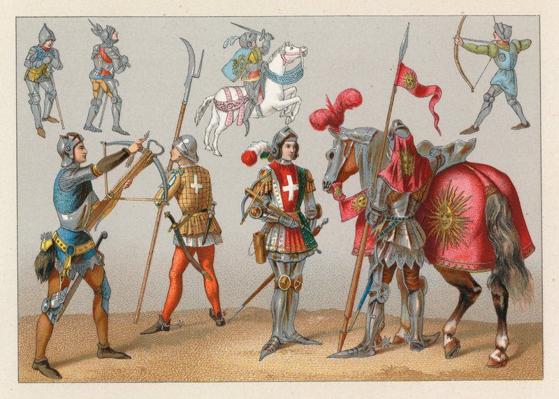 Middelalderdrakt av French School