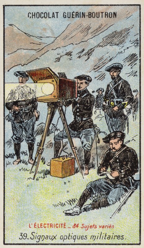 Militære optiske signaler (chromolitho) av French School