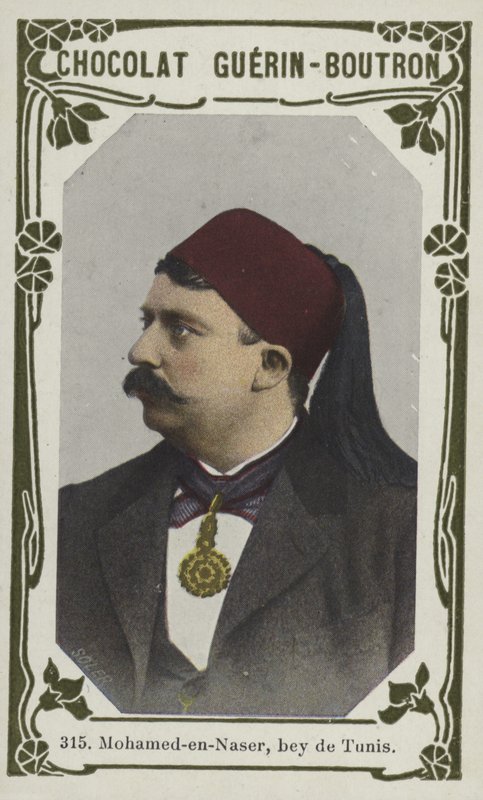 Mohamed-en-Naser, bey de Tunis (farget bilde) av French School