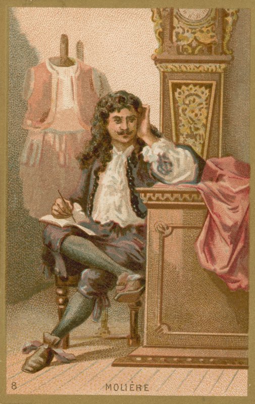 Moliere , fransk dramatiker og skuespiller av French School