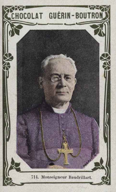 Monseigneur Baudrillart (farget bilde) av French School