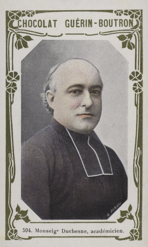 Monseigneur Duchesne, academicien (farget bilde) av French School