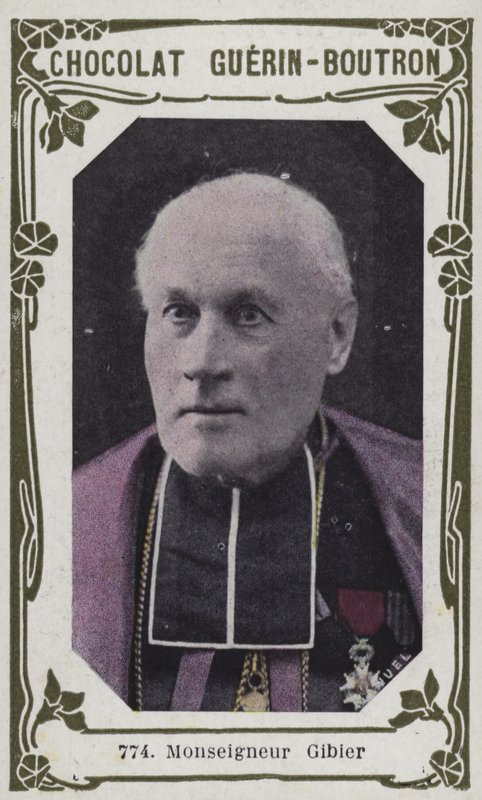 Monsignor Gibier (farget bilde) av French School