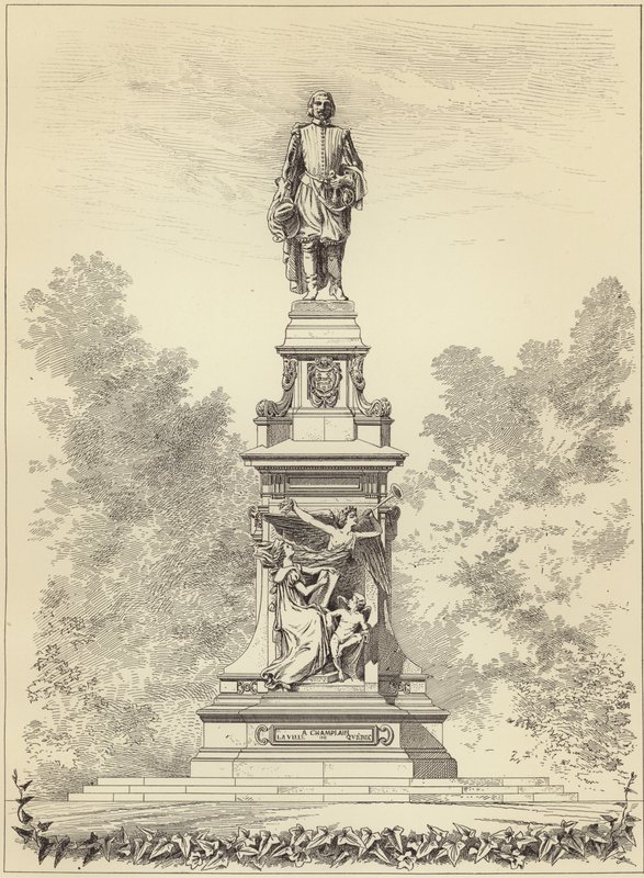 Champlain-monumentet av French School