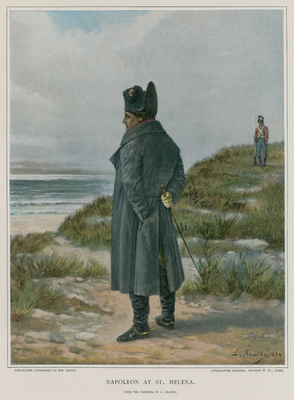 Napoleon ved St Helena av French School