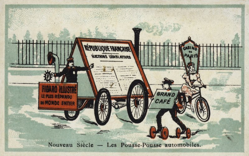 Nytt århundre - auto rickshaws av French School