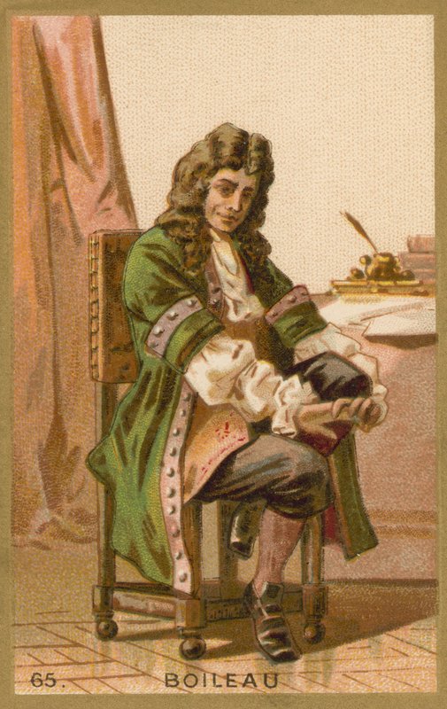 Nicolas Boileau , fransk poet av French School