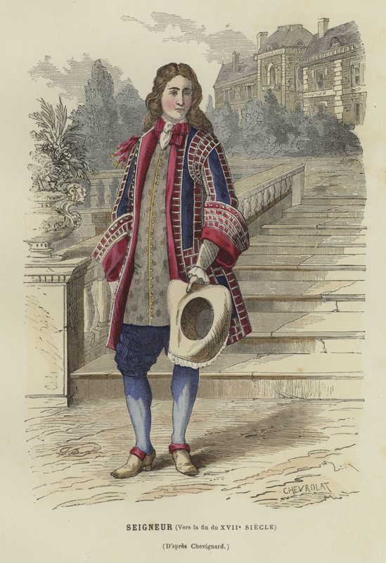 Adelsmann, sent på 1600-tallet av French School