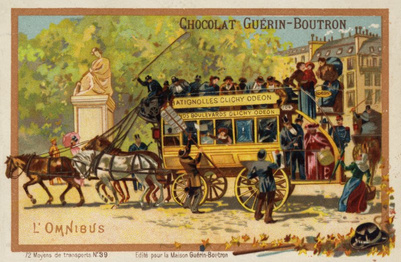 omnibus (kromolitt) av French School