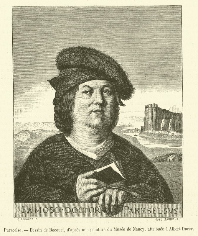 Paracelsus (gravering) av French School