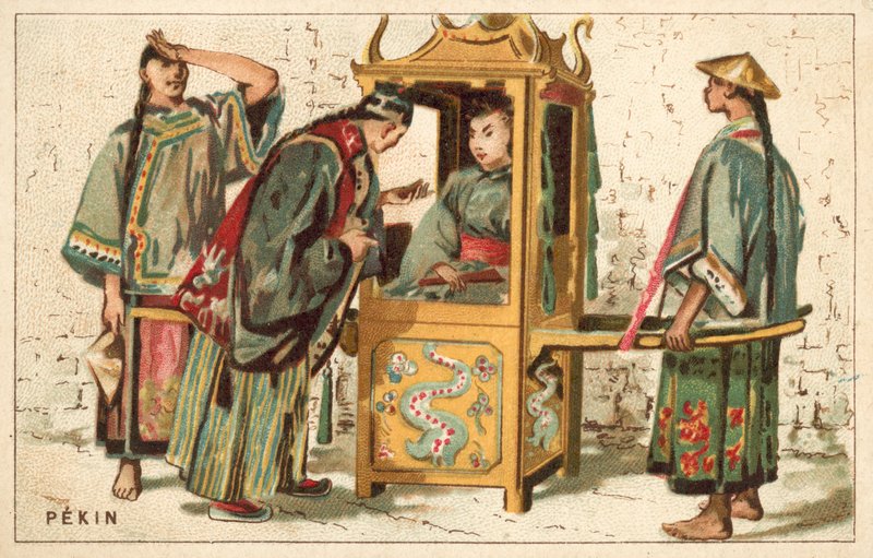 Peking (chromolitho) av French School