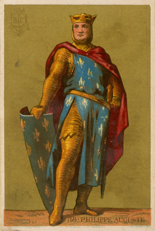 Filip II Auguste av French School
