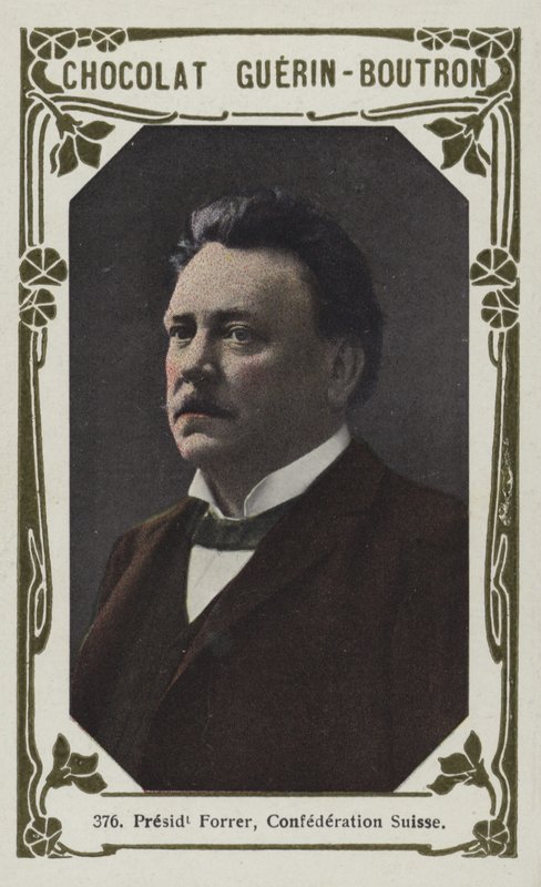 President Forrer, Confederation Suisse (farget bilde) av French School
