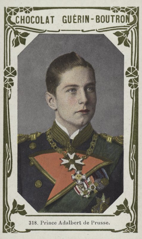 Prins Adalbert de Prusse (farget bilde) av French School
