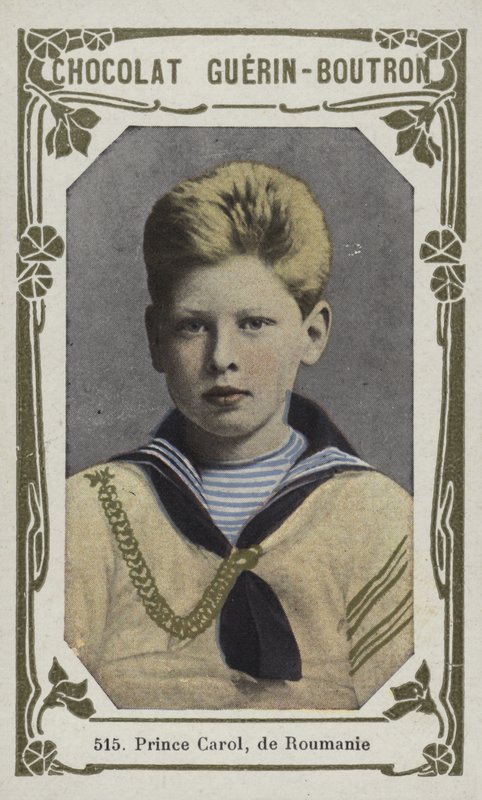Prins Carol av Romania (farget bilde) av French School