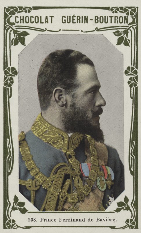Prins Ferdinand de Baviere (farget bilde) av French School