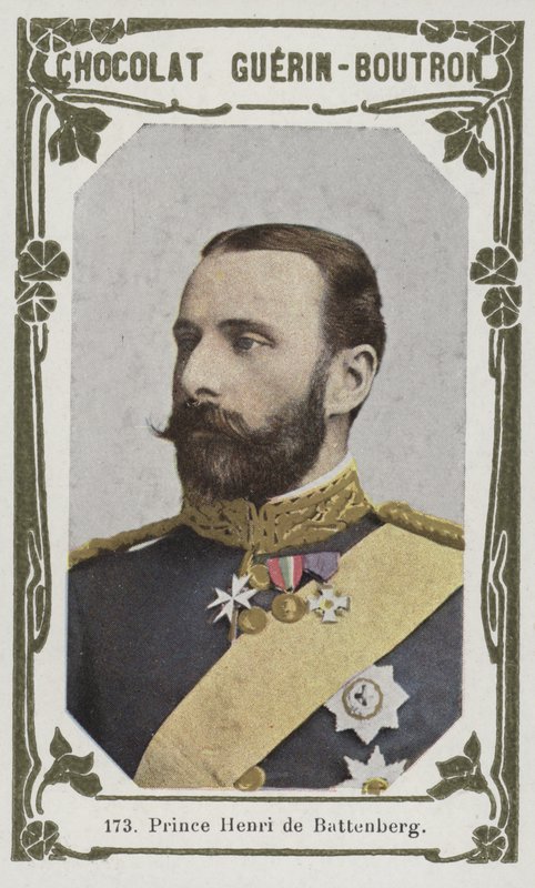 Prins Henri de Battenberg (farget bilde) av French School