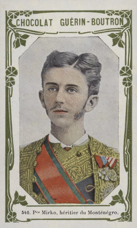 Prins Mirko, heritier du Montenegro (farget bilde) av French School