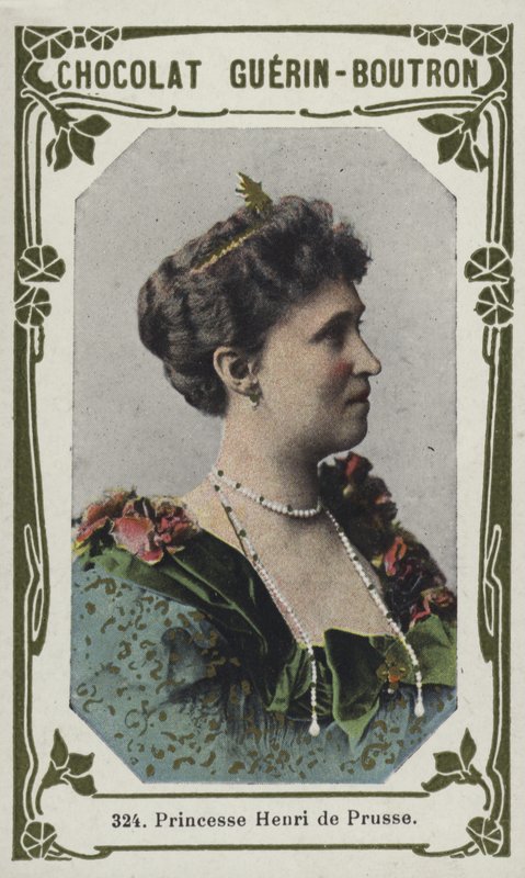Prinsesse Henrik av Preussen (farget bilde) av French School
