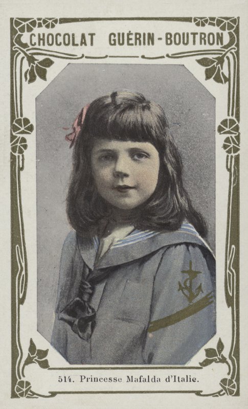 Prinsesse Mafalda av Italia (farget bilde) av French School